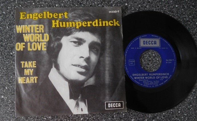 Engelbert Humperdinck - winter world of love (vanaf € 1,75), Ophalen of Verzenden, Zo goed als nieuw, 7 inch, Pop