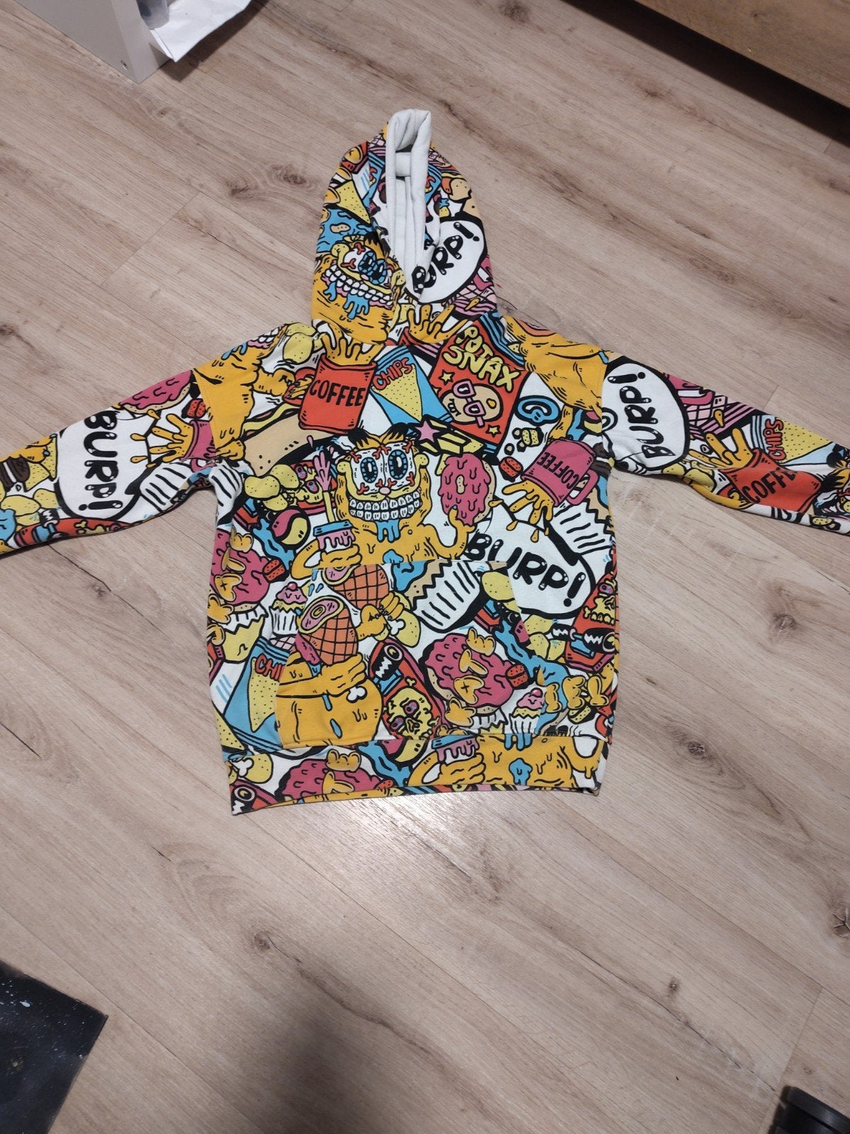 H&M Garfield Hoodie - Maat 146/152, Ophalen of Verzenden, Gebruikt, H&M, Jongen of Meisje