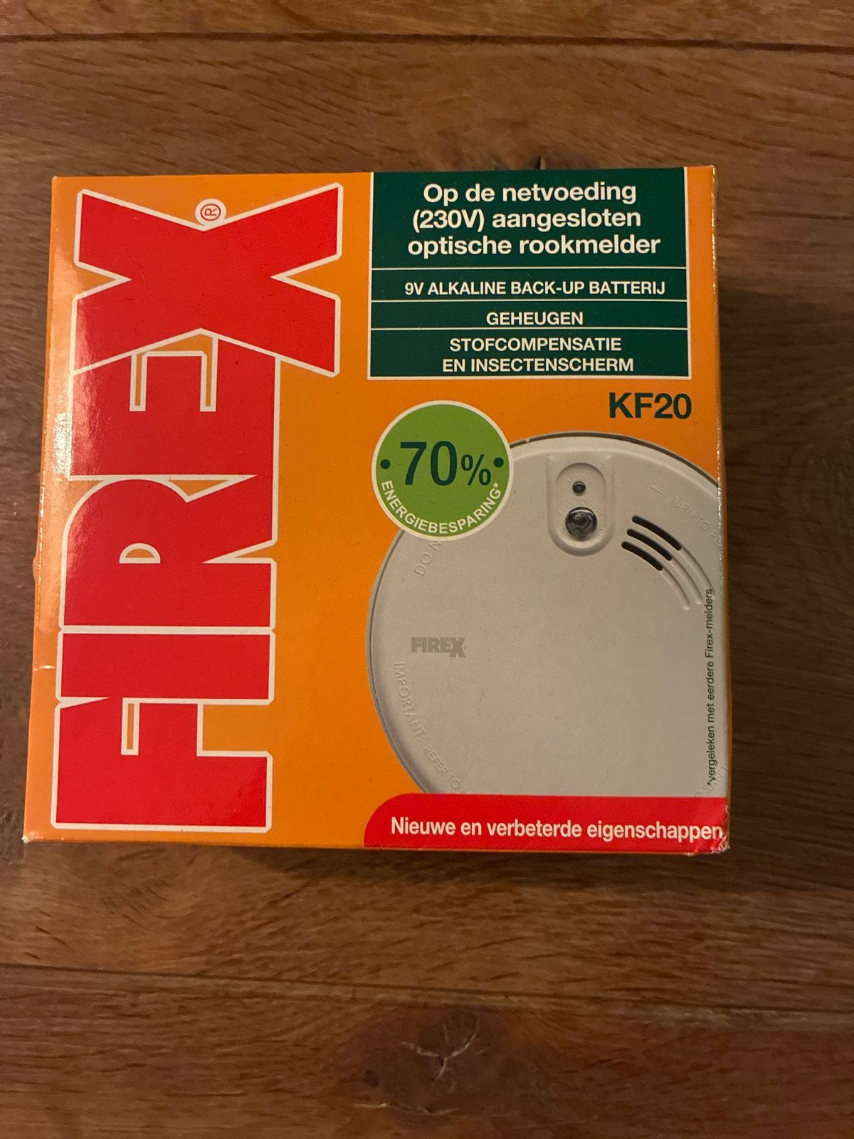 Nieuwe Firex Optische Rookmelder (230V) - Ongebruikt, Doe-het-zelf en Verbouw, Ophalen of Verzenden, Nieuw, Detector, Sensor of Melder