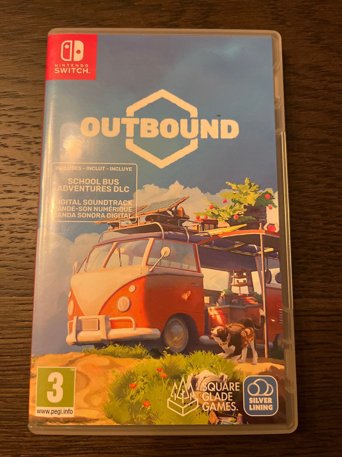 Outbound Nintendo Switch (incl. School Bus Adventures DLC), Spelcomputers en Games, Ophalen of Verzenden, Zo goed als nieuw, Met games