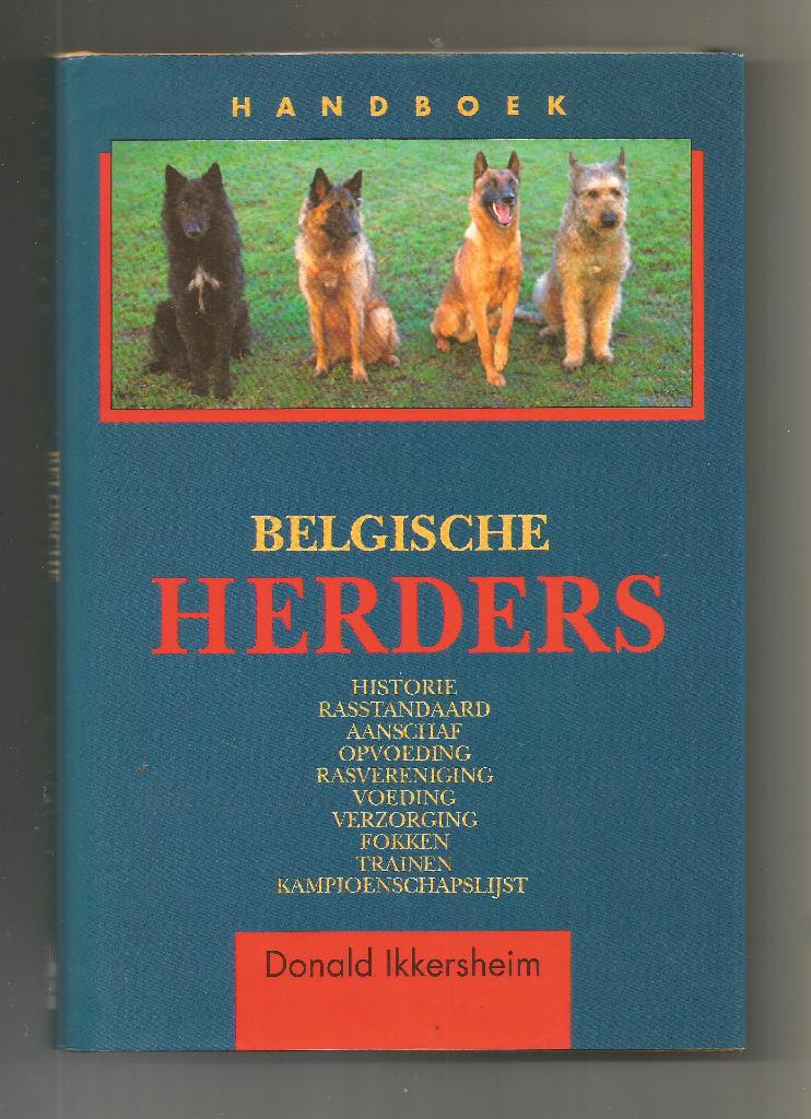 Belgische herders - Donald Ikkersheim - Groenendaeler, Ophalen of Verzenden, Nieuw, Honden