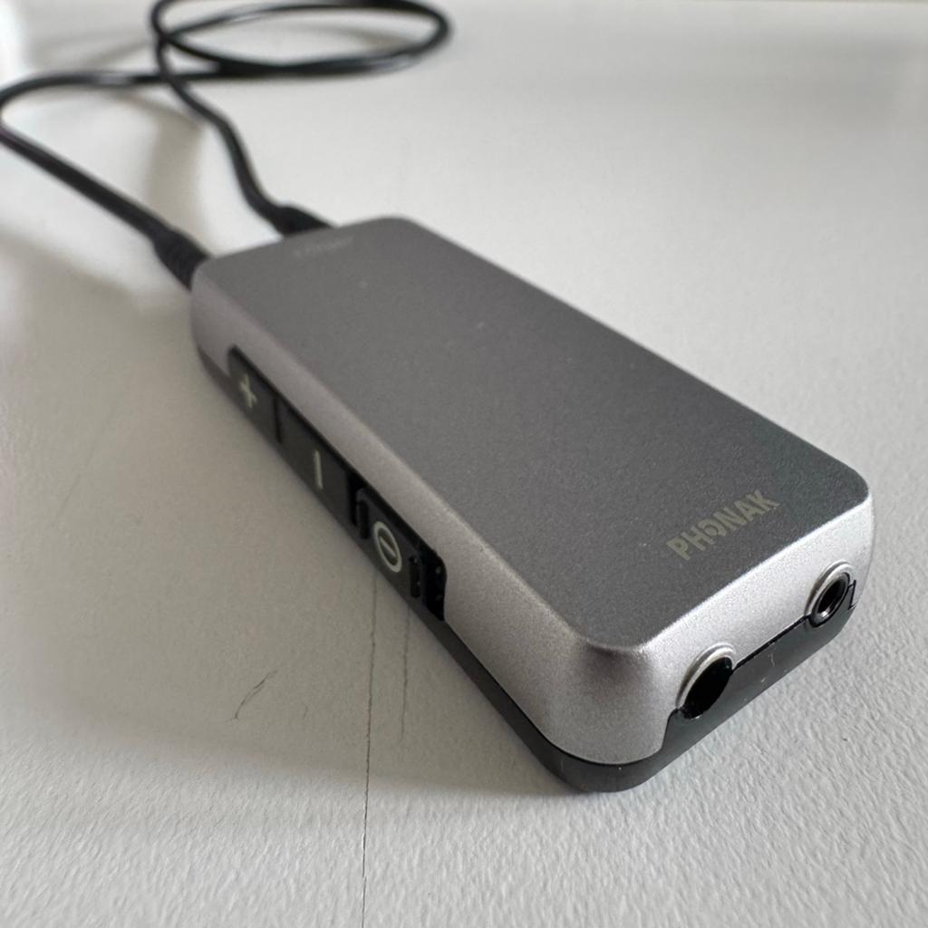 Phonak Roger MyLink 1.1 Hoorhulpmiddel met Oplader, Ophalen of Verzenden, Zo goed als nieuw