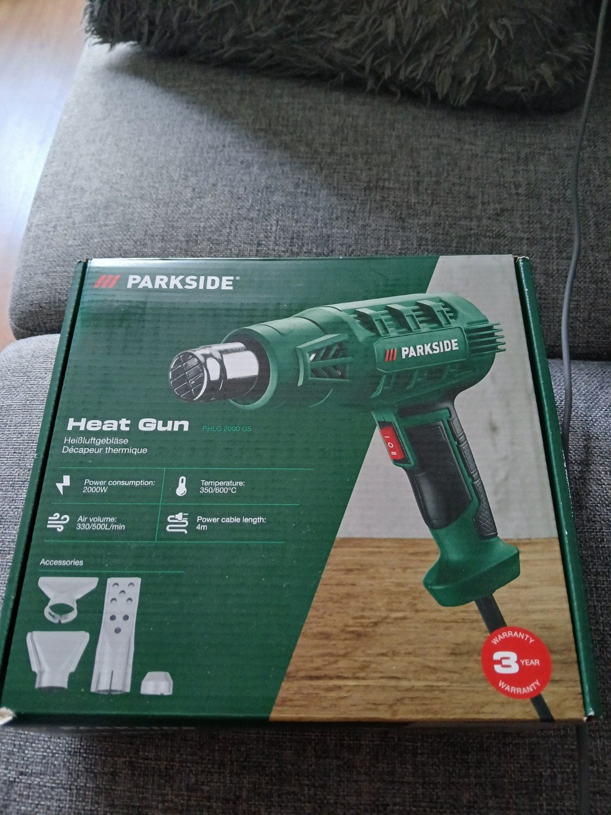 Parkside Heat Gun PHLG 2000 GS - Nieuw in doos, Ophalen of Verzenden