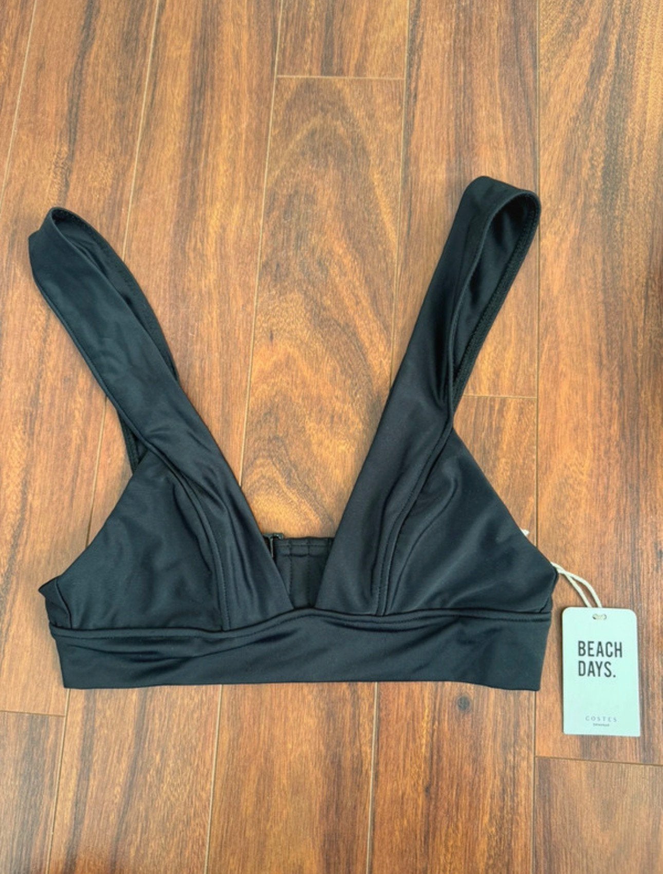 Zwarte bikini top van Costes, maat S, nieuw met kaartje, Ophalen of Verzenden, Nieuw, Zwart, Bikini