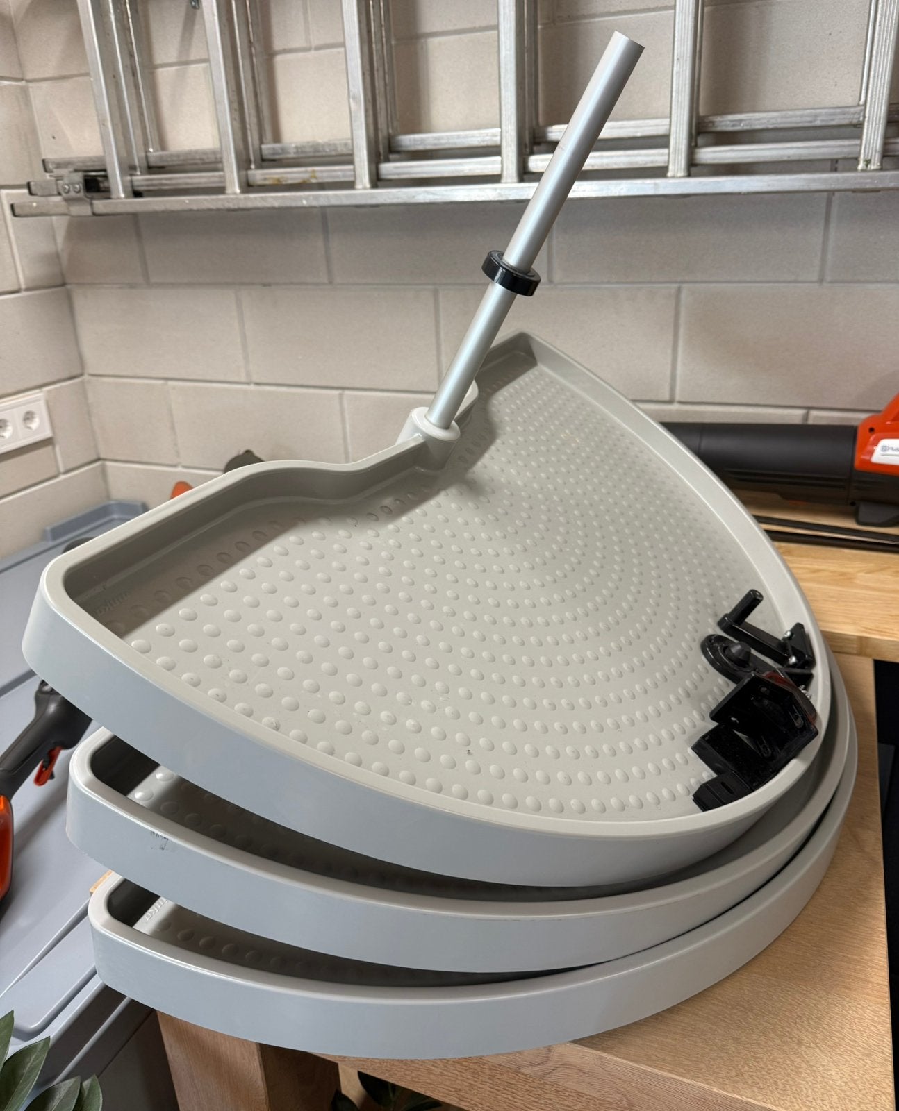 Pannen carrousel voor keukenkast, Ophalen, 50 tot 100 cm, Zo goed als nieuw, Minder dan 100 cm