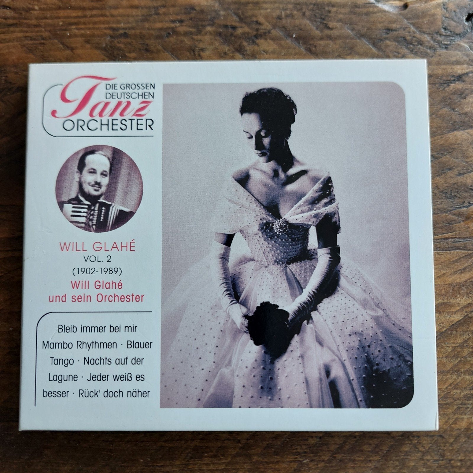 CD Will Glahé: Die Grossen Deutschen Tanz Orchester Vol. 2, Dansmuziek, Ophalen of Verzenden, Zo goed als nieuw, Album