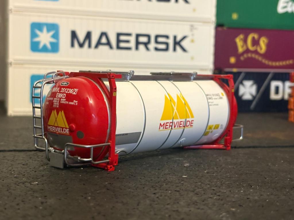 Tekno Mervielde swap tank, Ophalen of Verzenden, Zo goed als nieuw, Bus of Vrachtwagen, Tekno