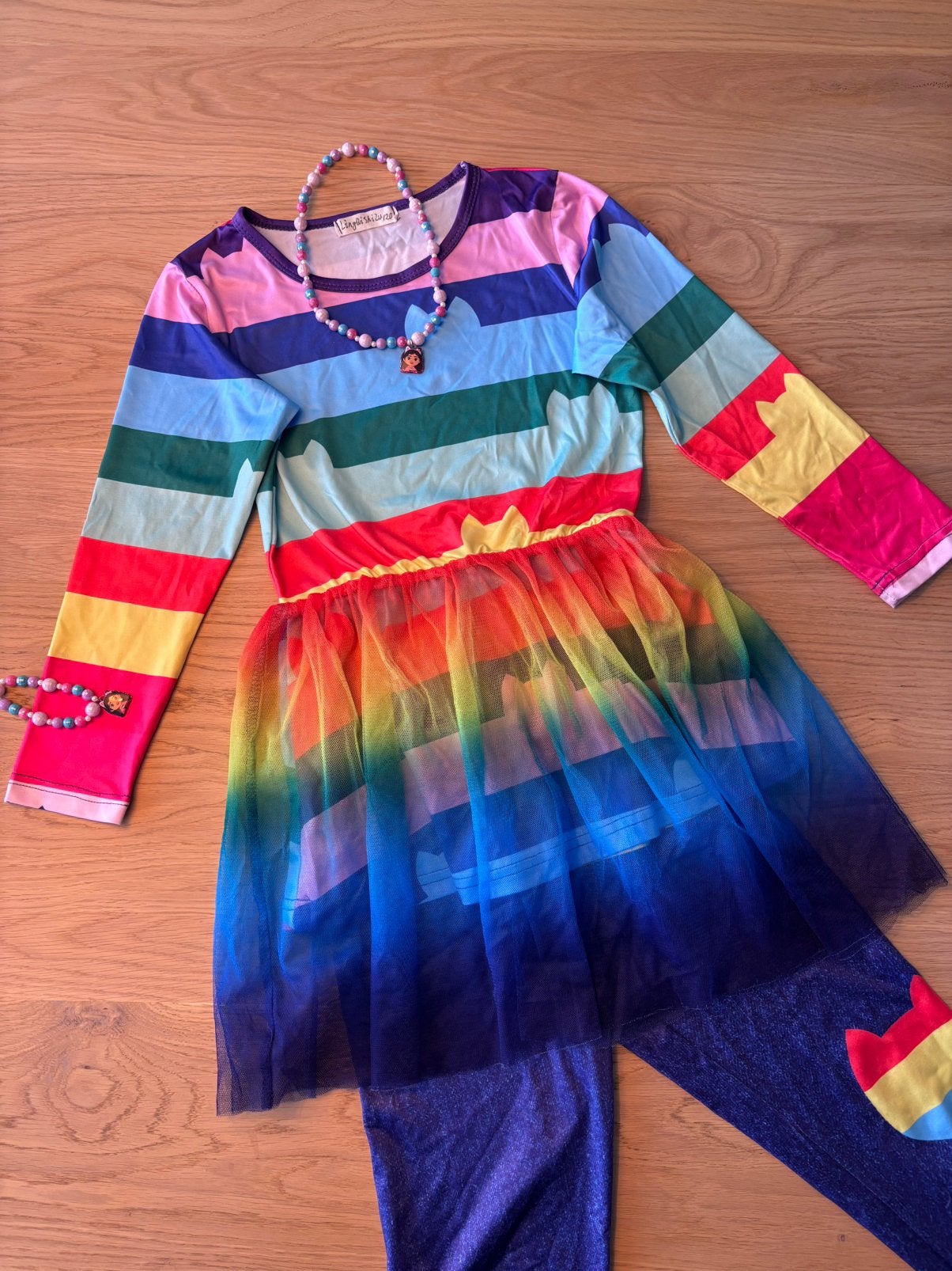 Gabby Cat verkleedkleding maat 116/120, Kinderen en Baby's, Ophalen of Verzenden, Zo goed als nieuw, 110 t/m 116, Meisje