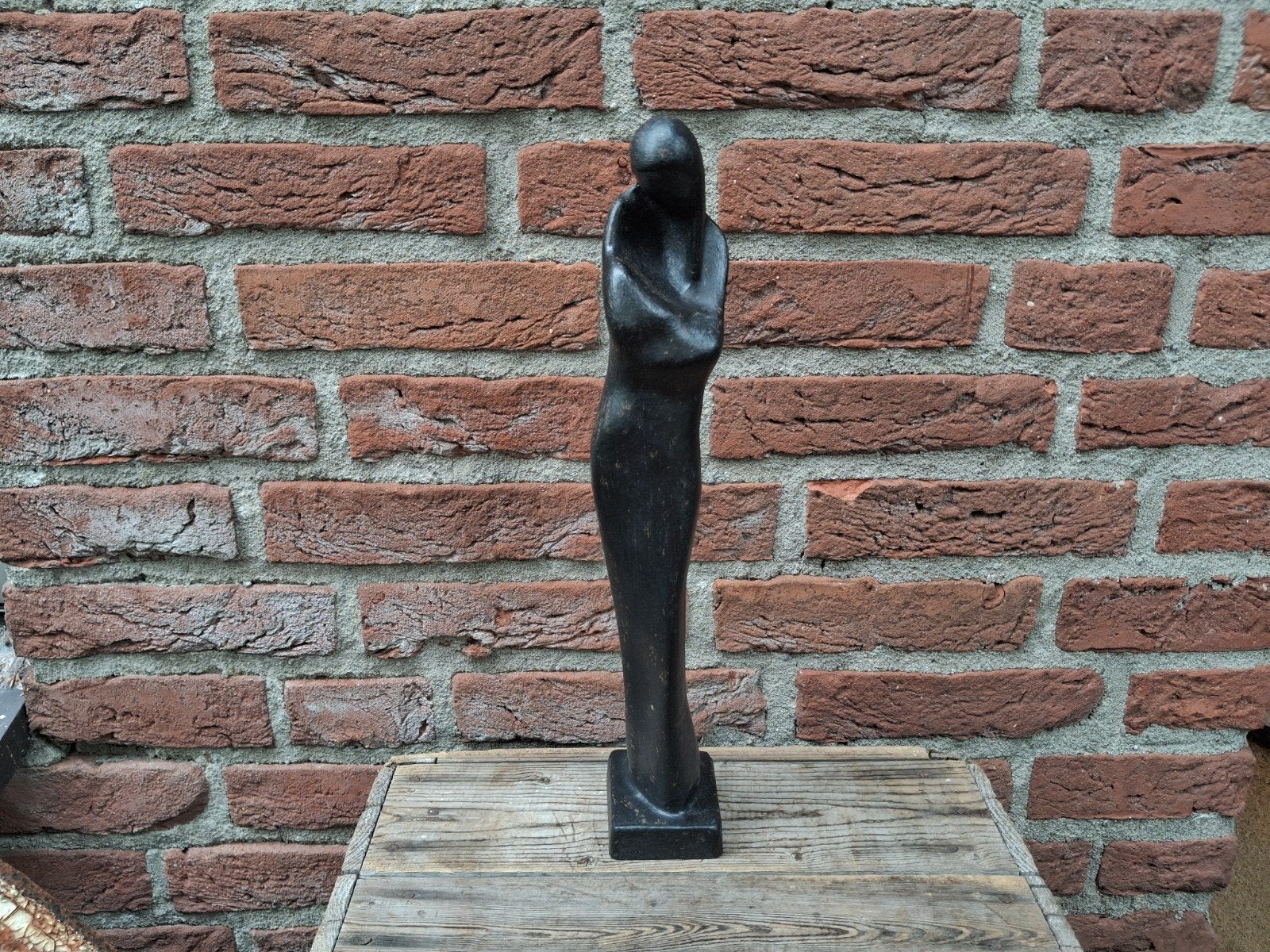 rené daemen maternité gietijzeren art deco madonna, Ophalen, Art deco, Beeld, Abstract