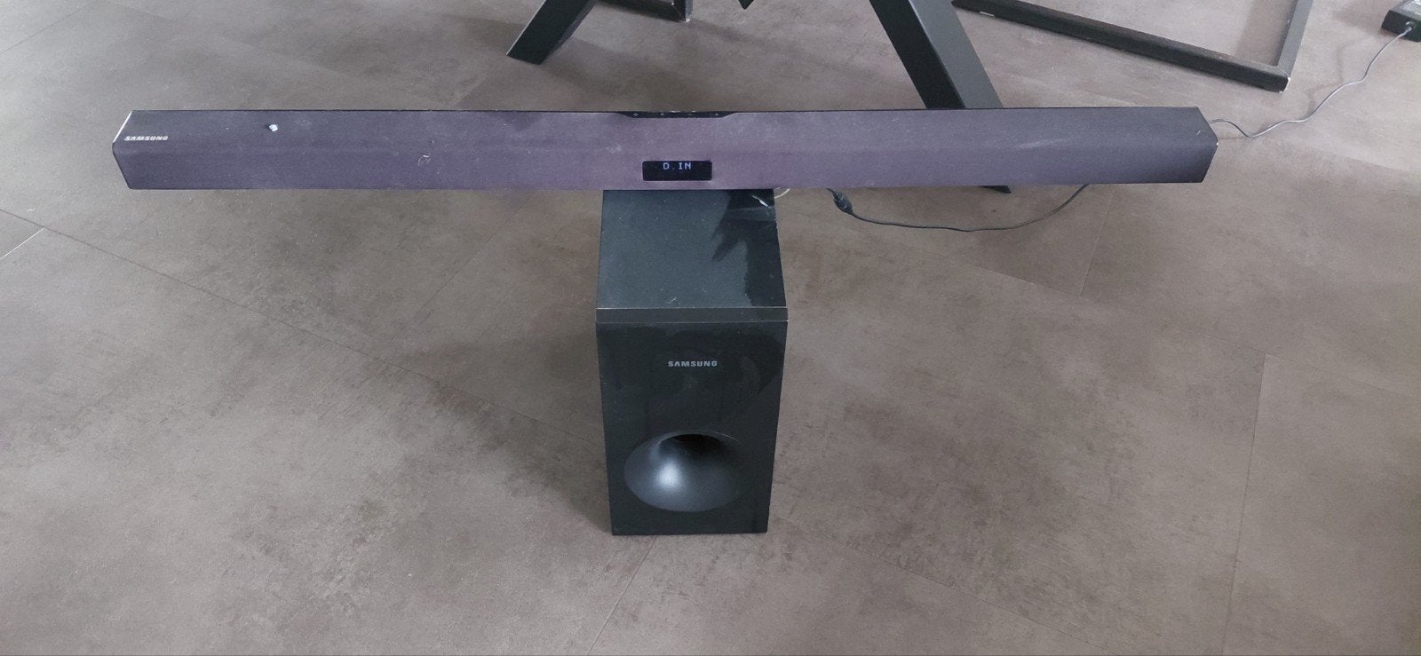 samsung soundbar met subwoofer, Audio, Tv en Foto, Soundbars, Ophalen of Verzenden, Met externe subwoofer, Gebruikt