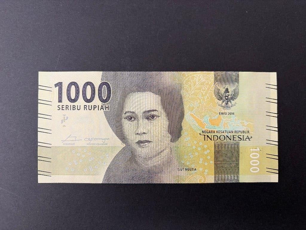Indonesië 1000 rupiah 2016 UNC *replacement, Postzegels en Munten, Bankbiljetten | Azië, Verzenden, Zuidoost-Azië
