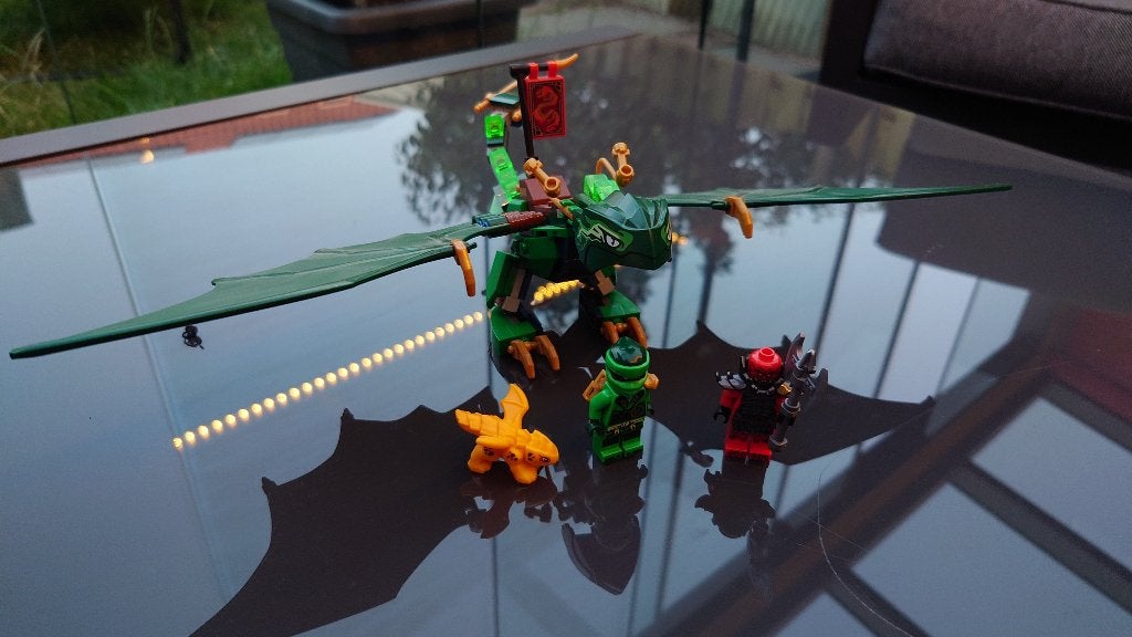 LEGO Ninjago 71829 Lloyds draak, Lego, Ophalen of Verzenden, Zo goed als nieuw, Compleet