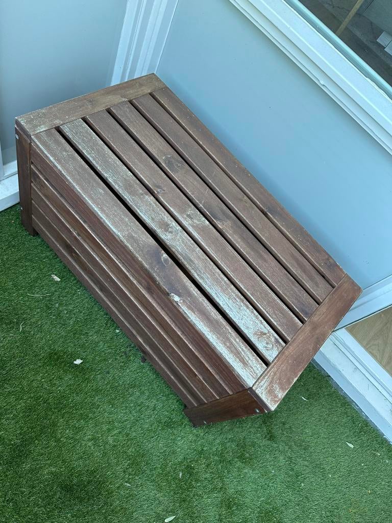 Ikea opbergbank, Tuin en Terras, Ophalen, Gebruikt, Hout