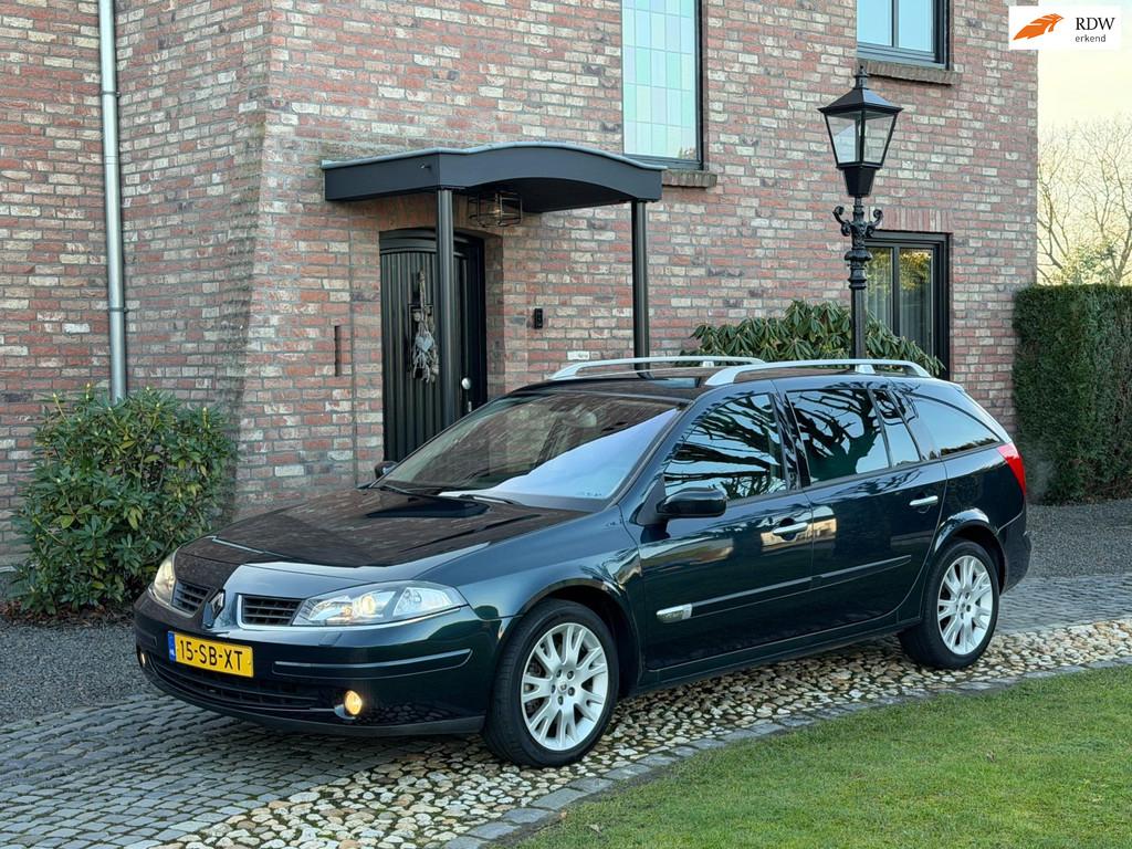 Renault Laguna Grand Tour 3.0 V6 Privilège Aut 1e eigenaar!, Laguna, Parkeersensor, 2946 cc, Leder en Stof