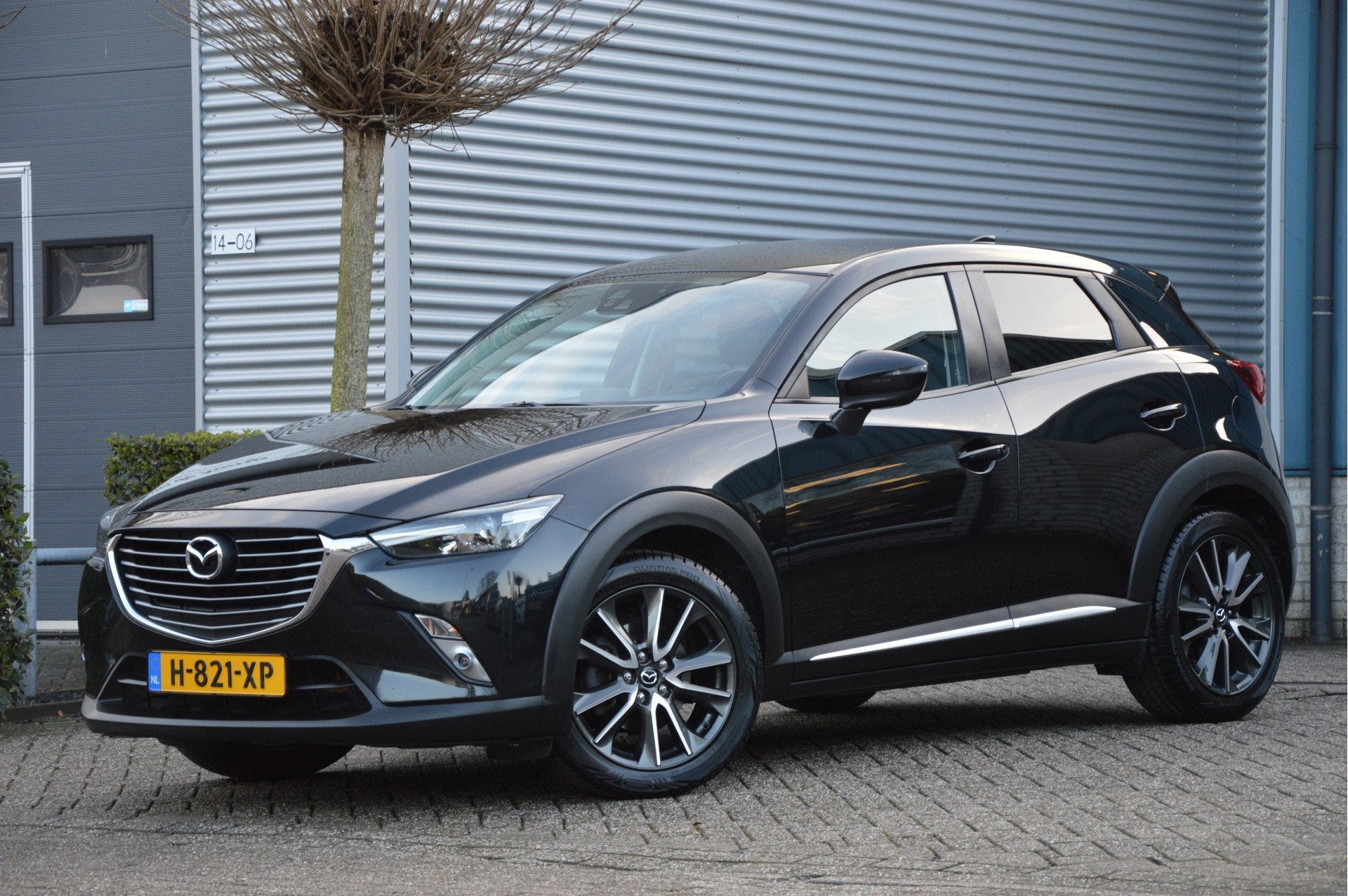 Mazda CX-3 2.0 SkyActiv-G 120 GT-M Line LEER | LED | CAMERA, Auto's, Mazda, 1998 cc, 4 cilinders, Zwart, Leder