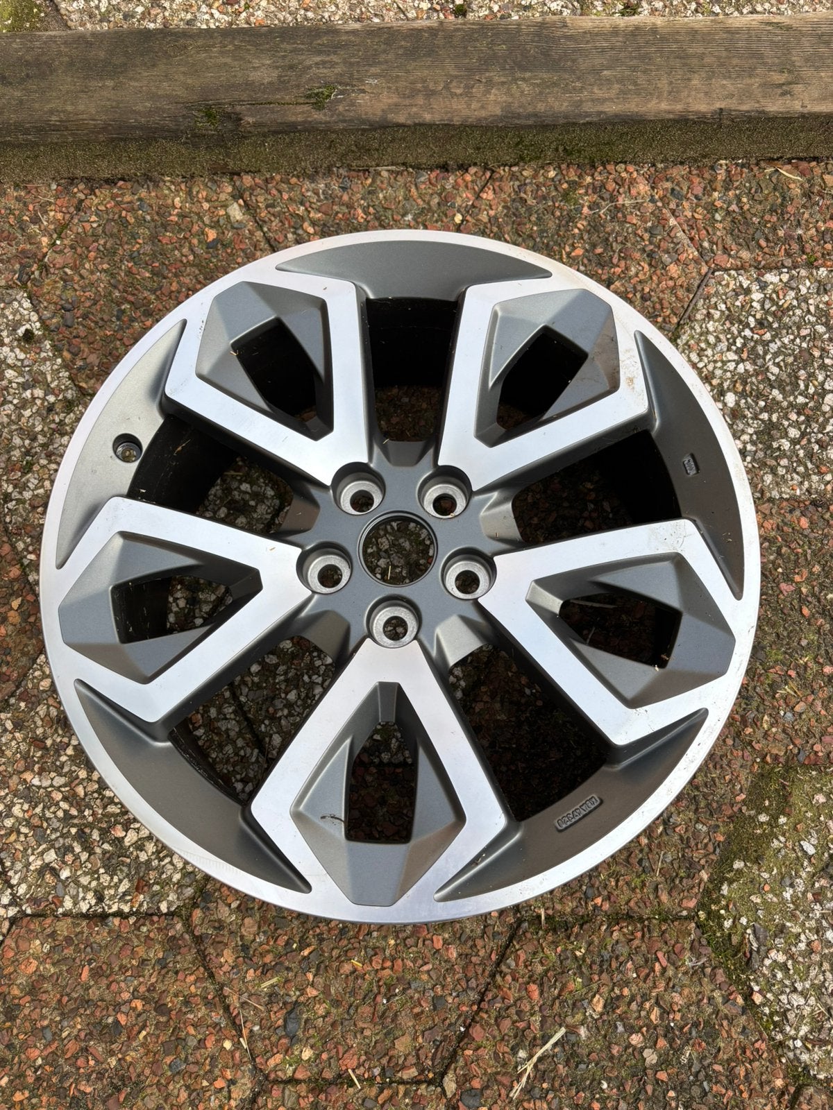 5 x Mitsubishi 19” velgen met stoeprand schade, Ophalen, Gebruikt