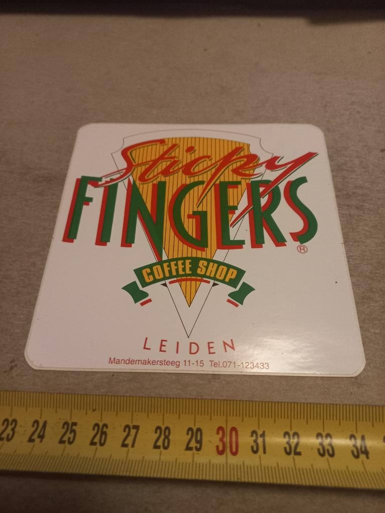 Sticky fingers coffee shop leiden, Ophalen of Verzenden, Zo goed als nieuw