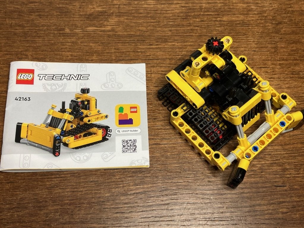 Lego Technic Set 42163 - Heavy Duty Bulldozer, Ophalen of Verzenden, Zo goed als nieuw, Complete set, Lego