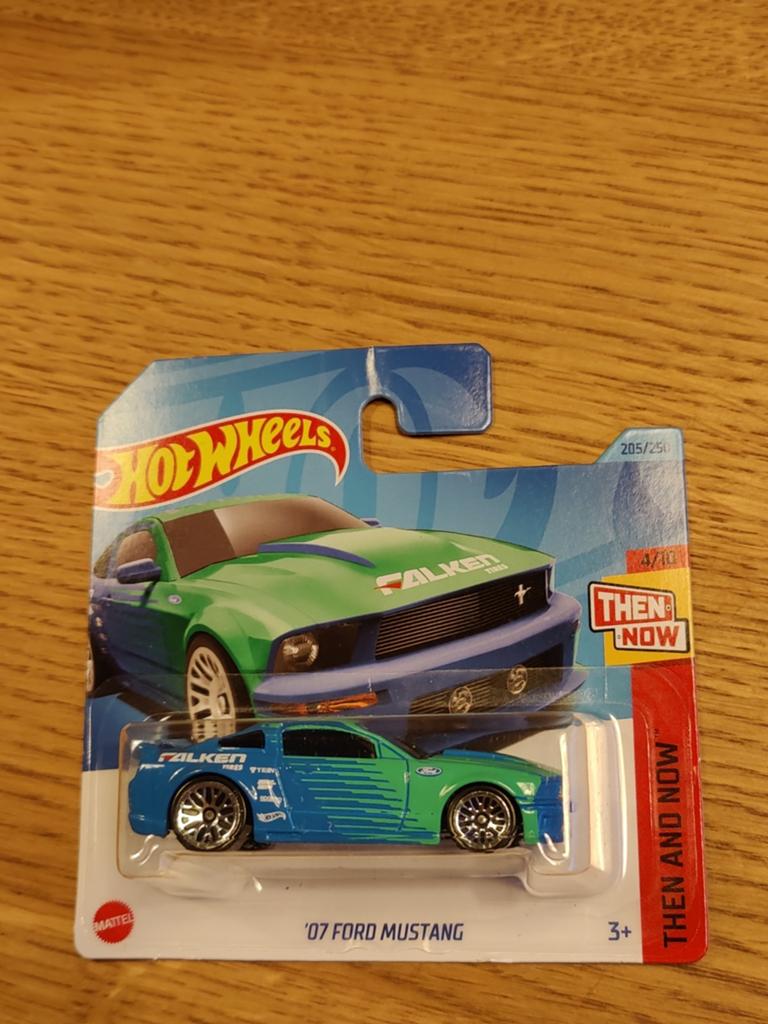 Hot Wheels Ford Mustang GROEN BLAUW, Ophalen of Verzenden, Nieuw, Auto