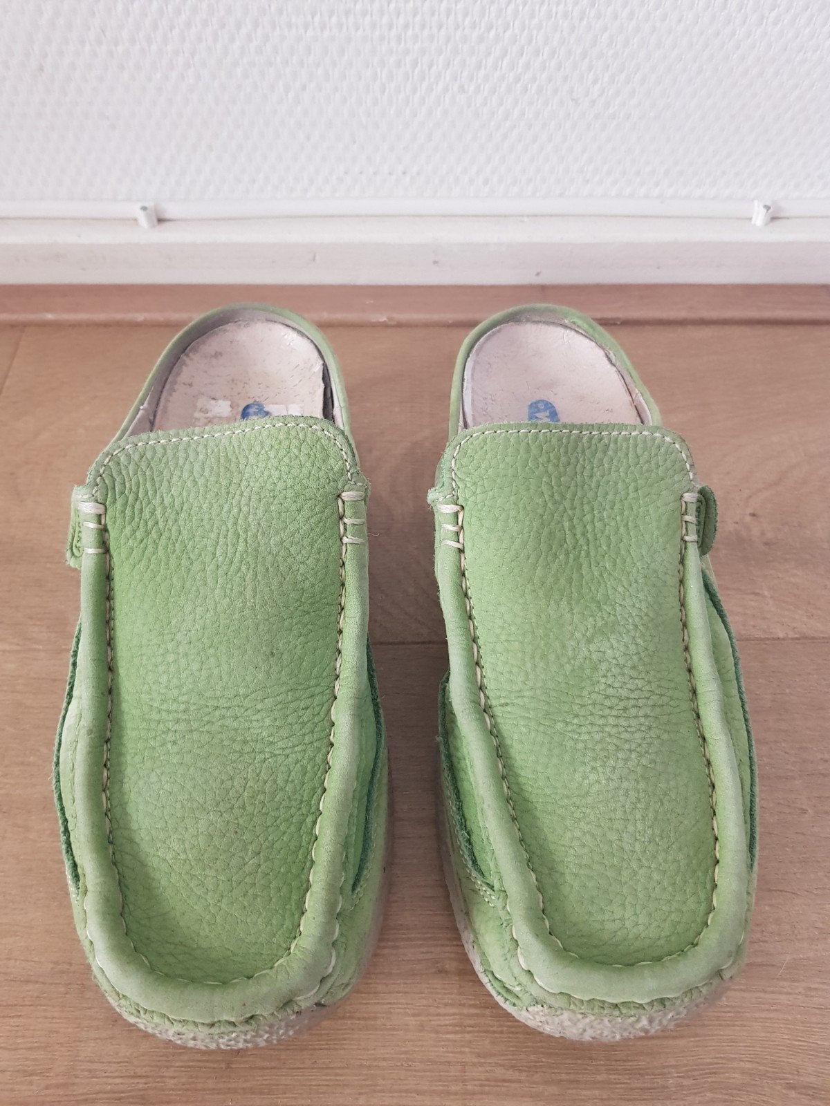 Wolky muiltjes  / sandalen 37 appelgroen, Kleding | Dames, Schoenen, Wolky, Gedragen, Groen, Sandalen of Muiltjes