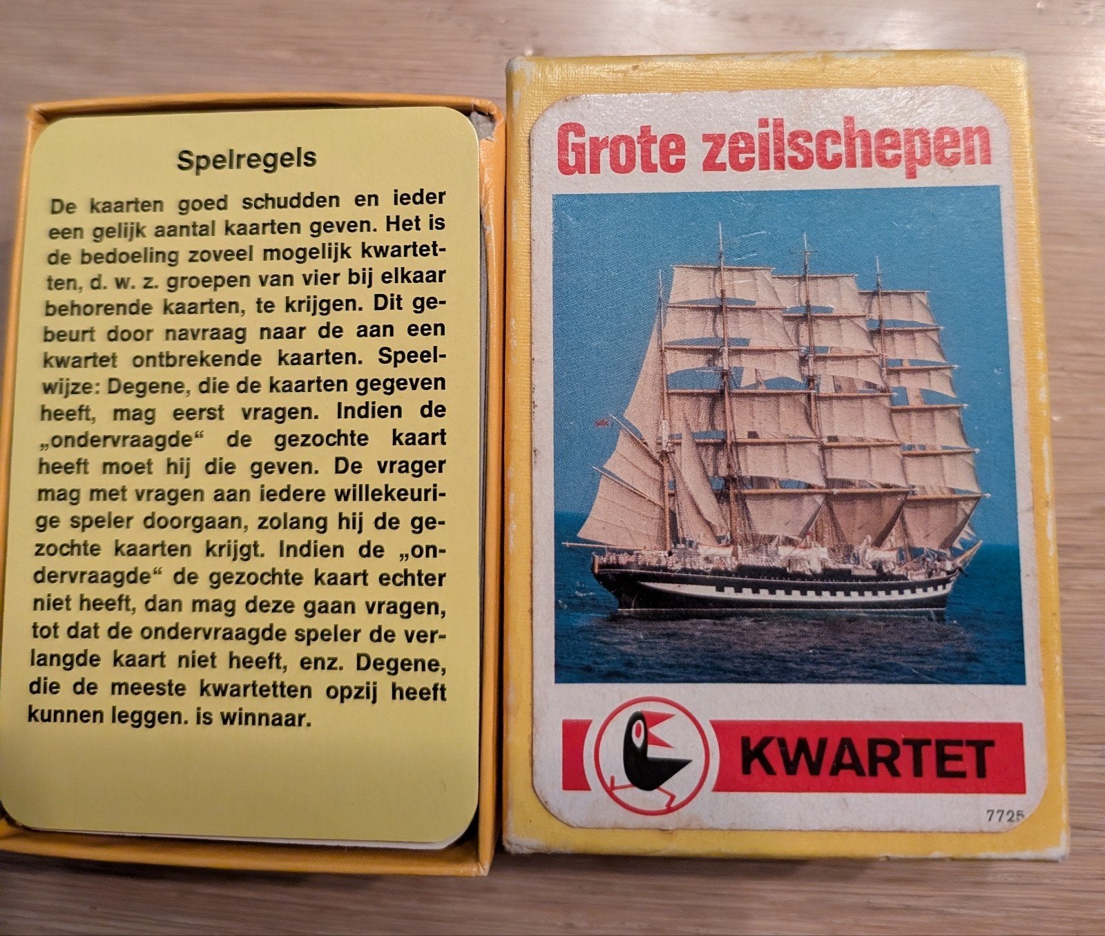 Zeilschepen kwartetspel. kompleet., Ophalen of Verzenden, Zo goed als nieuw, Kwartet(ten)
