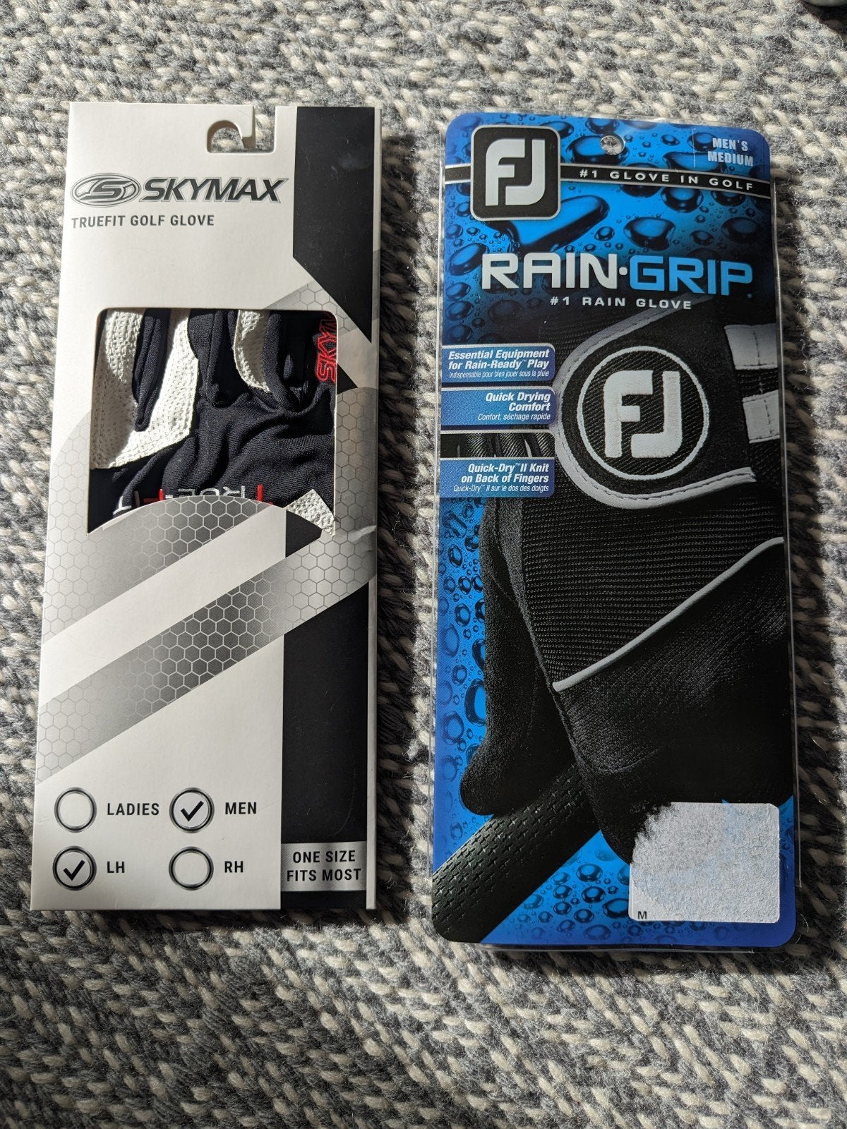 Nieuwe golfhandschoenen: Skymax Truefit & FootJoy Rain-Grip, Ophalen, Nieuw, Overige typen, Overige merken
