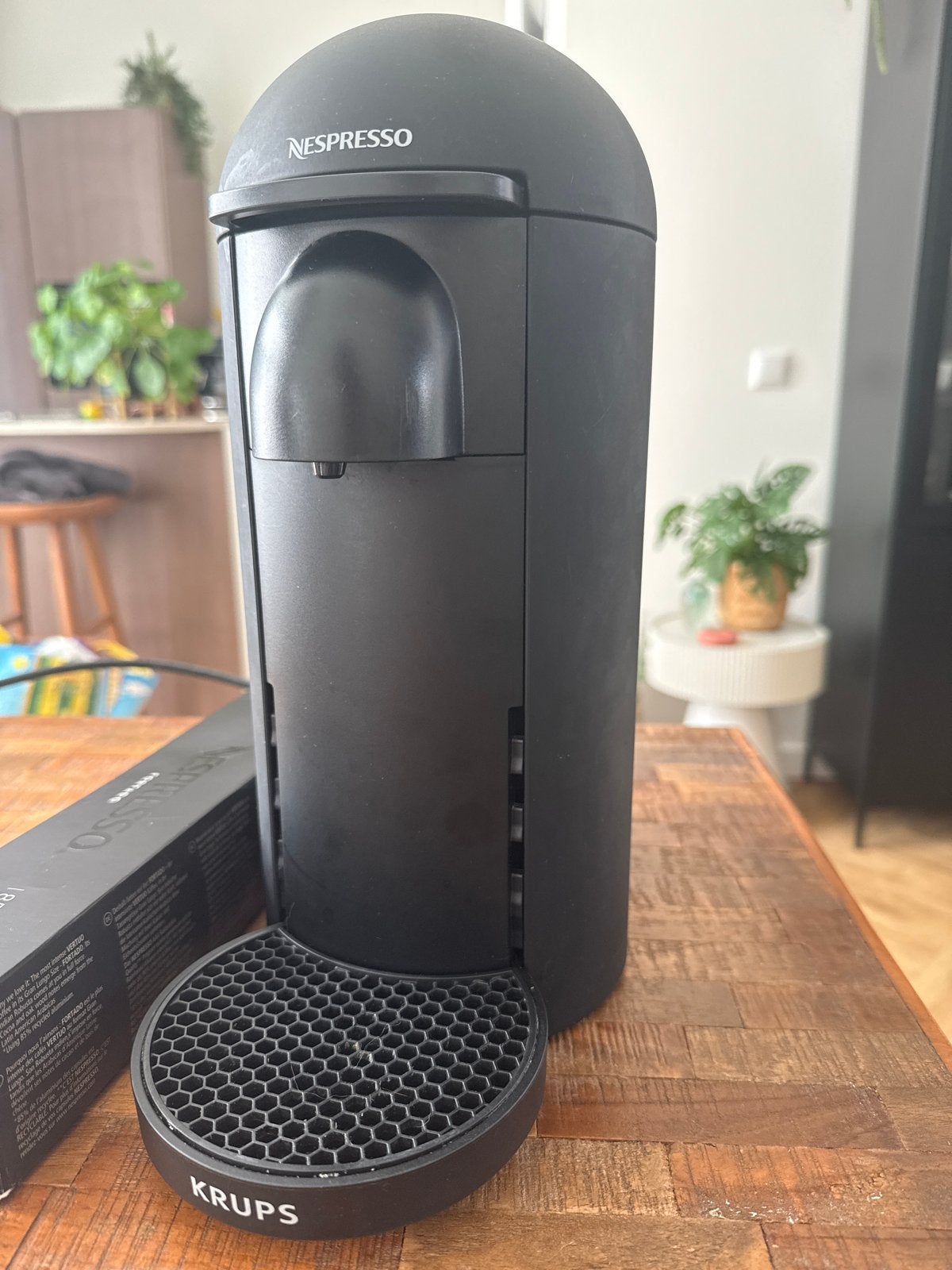 Nespresso Vertuo Next Krups koffiemachine, Witgoed en Apparatuur, Ophalen, Gebruikt, Koffiemachine, 1 kopje