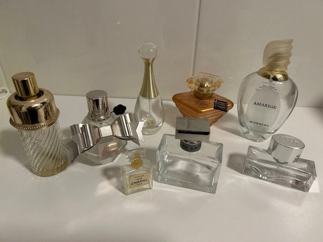 parfumflesjes, Ophalen, Gebruikt, Miniatuur
