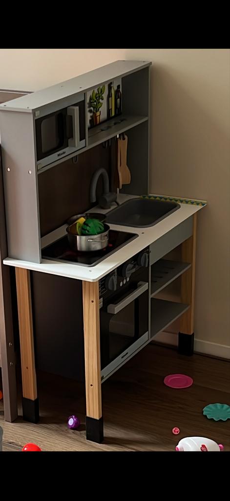 Miele Houten Speelkeuken met Accessoires, Ophalen, Zo goed als nieuw, Hout, Speelkeuken