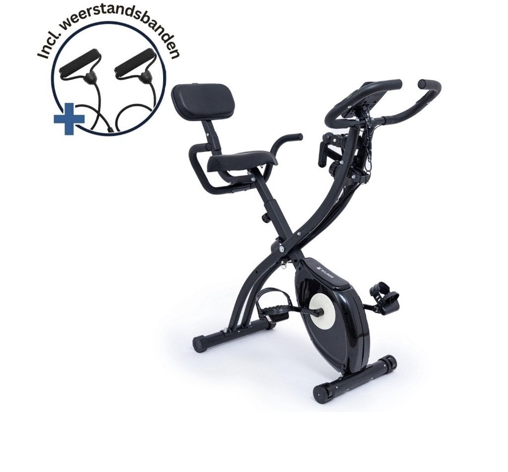 Hometrainer met Scherm, incl. Weerstandsbanden, Ophalen, Overige materialen, Armen, Zo goed als nieuw