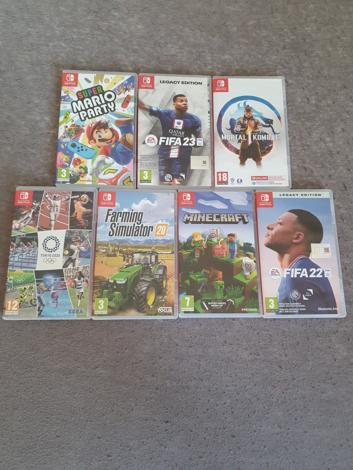 Nintendo Switch Games: Super Mario Party, FIFA, Minecraft, Spelcomputers en Games, 3 spelers of meer, Ophalen of Verzenden, Zo goed als nieuw