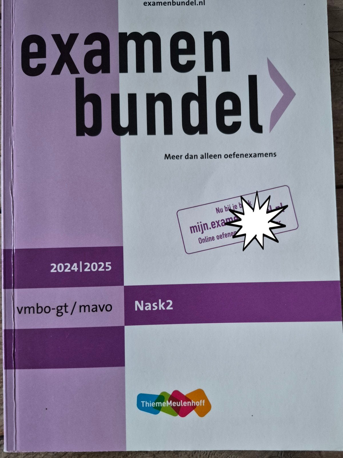 Examenbundel Nask2 vmbo-gt/mavo 2024/2025, Boeken, Ophalen of Verzenden, Zo goed als nieuw, VMBO, Natuurkunde