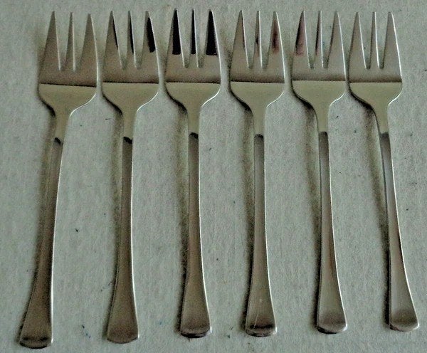 SOLA MONIQUE 6x taartvork gebakvork 12cm vorkenset