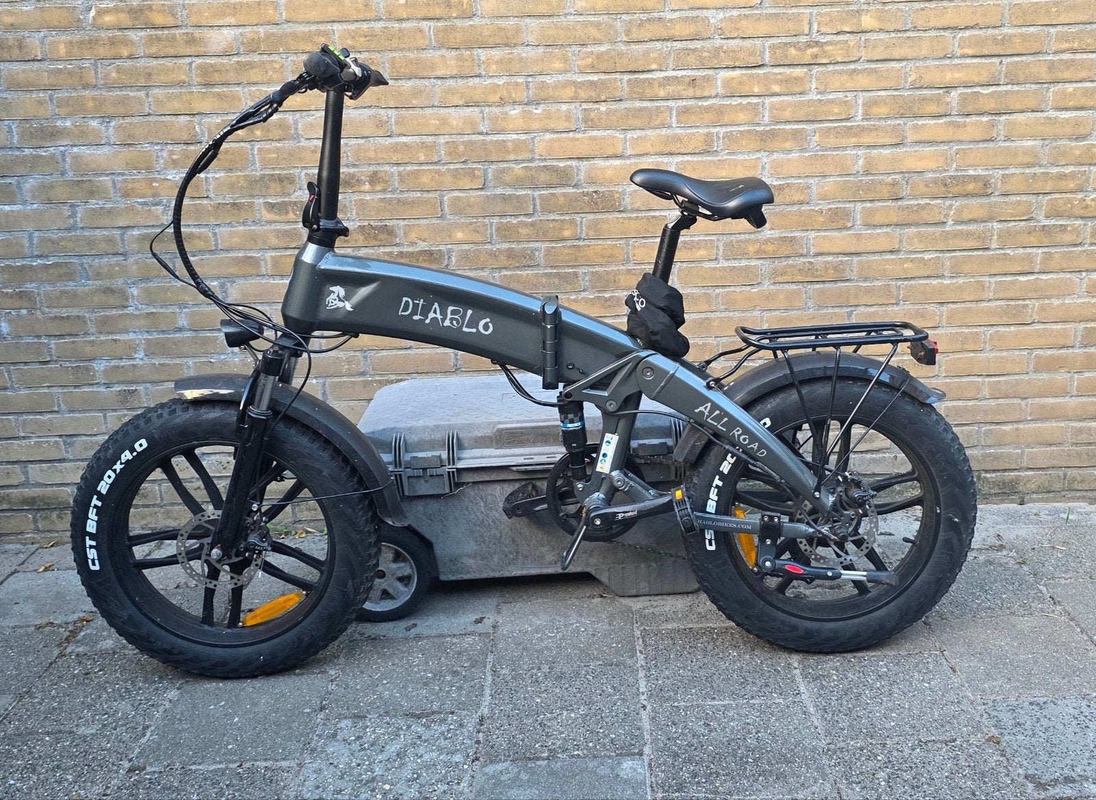 diablo all road  vouwfiets / ebike / fatbike, Gebruikt, 59 cm of meer, 50 km per accu of meer, Ophalen