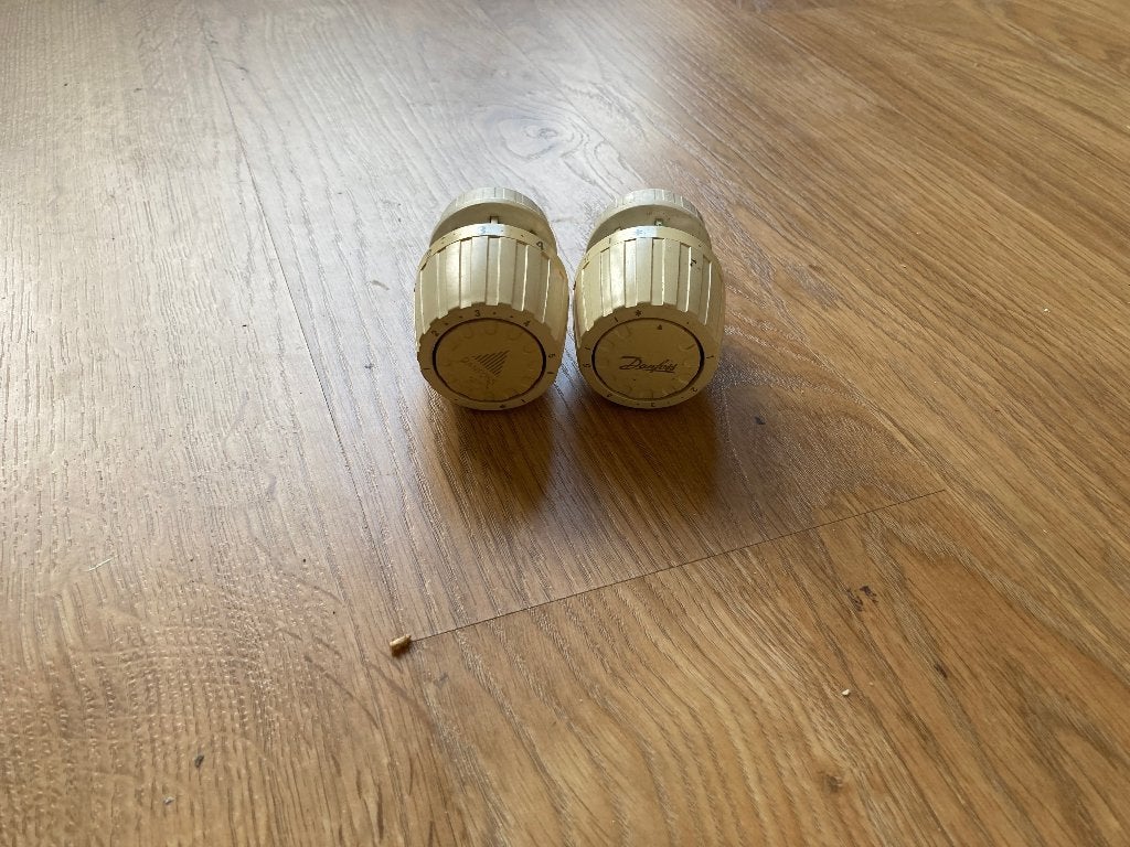 Danfoss thermostaat knoppen, Ophalen of Verzenden, Gebruikt