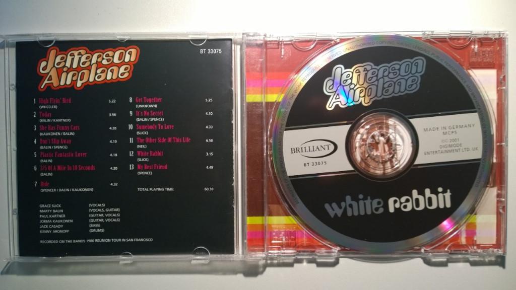 Jefferson Airplane - White Rabbit, Ophalen of Verzenden, Zo goed als nieuw, Poprock