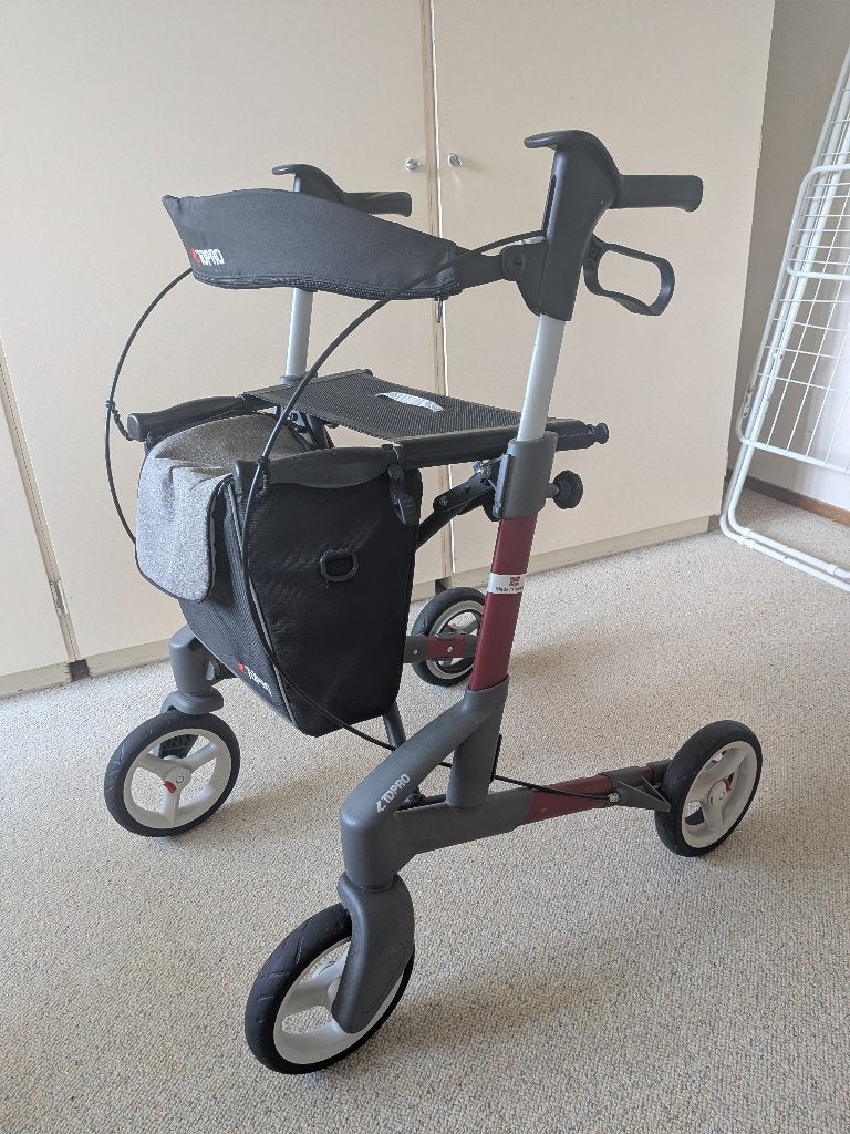 Rollator Topro Troja 5G incl. rugsteun, Diversen, Rollators, Ophalen, Opvouwbaar, Gebruikt