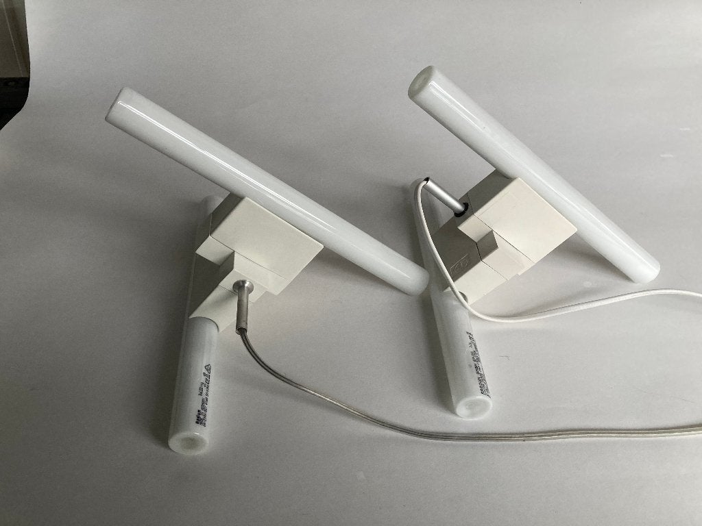 CROSS - nieuwe designlamp met led - Frans van NIeuwenborg, Met schakelaar, Wit, Kunststof, Nieuw