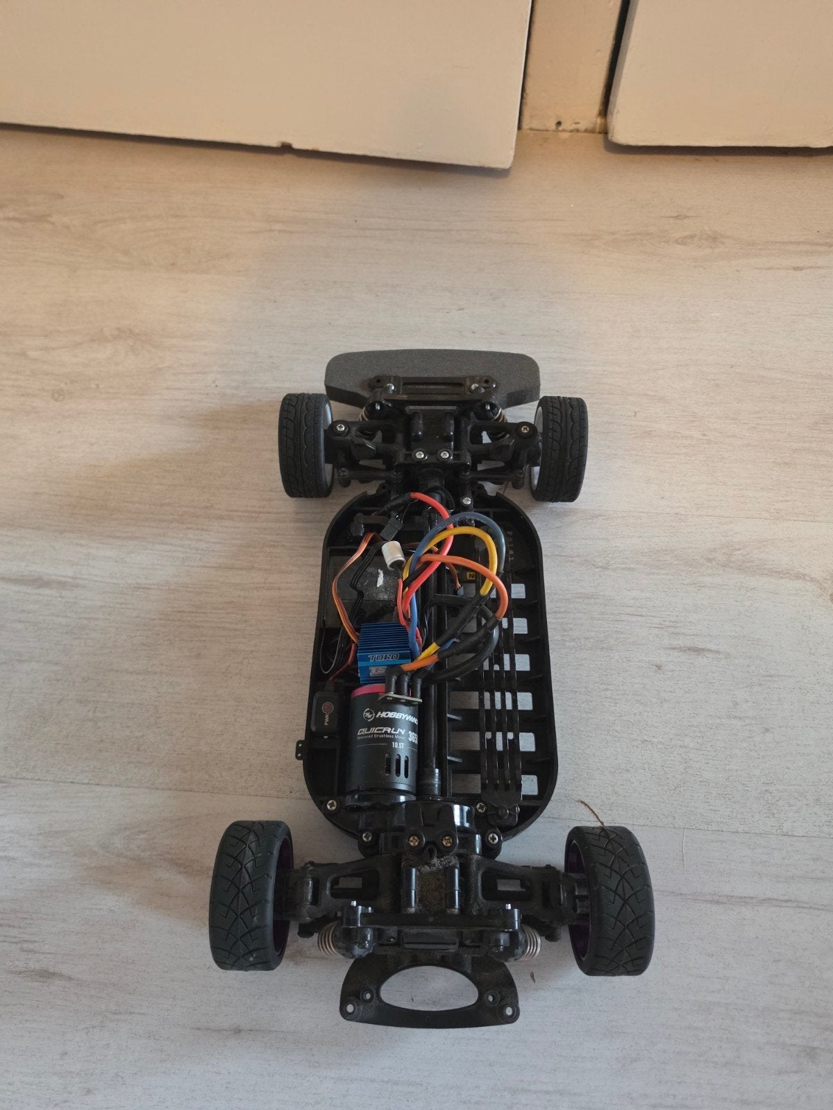 tamiya tt01 chassis, Elektro, Ophalen of Verzenden, Zo goed als nieuw, Schaal 1:10