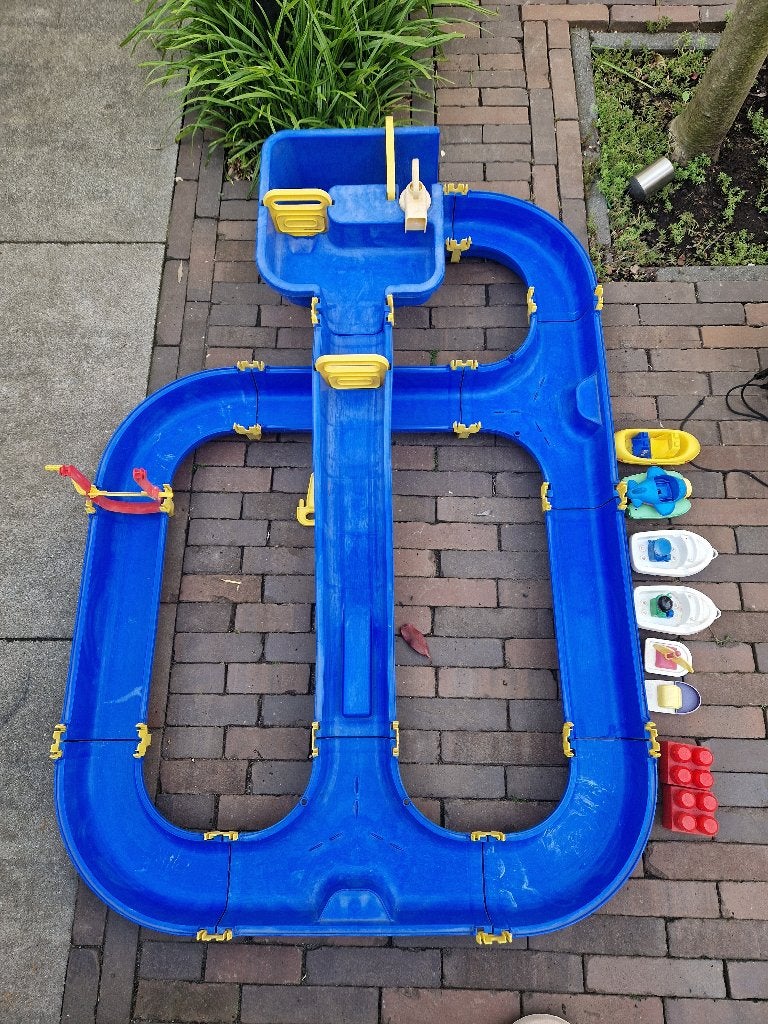 Aquaplay waterbaan, Ophalen, Gebruikt
