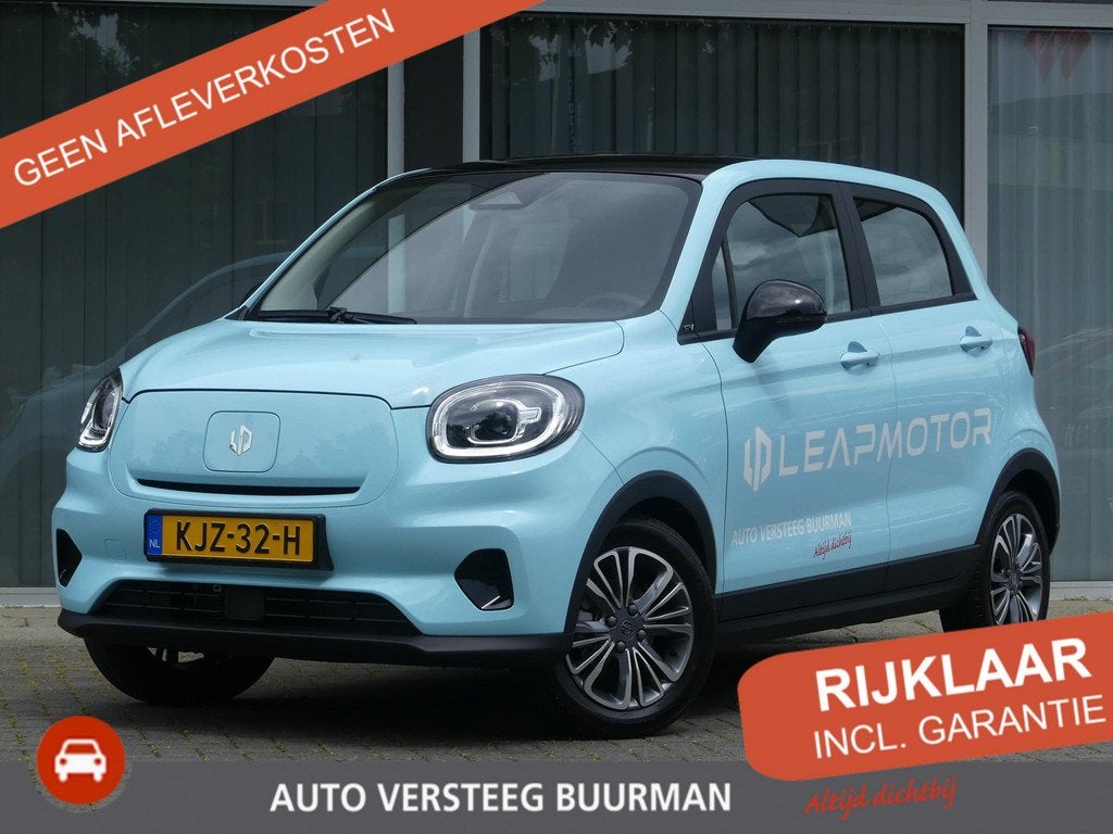 Leapmotor T03 Design 37.3 kWh 95PK Automaat Navigatie, Camer, Auto's, Leapmotor, 12 maanden, Stof, Parkeersensor, Zwart