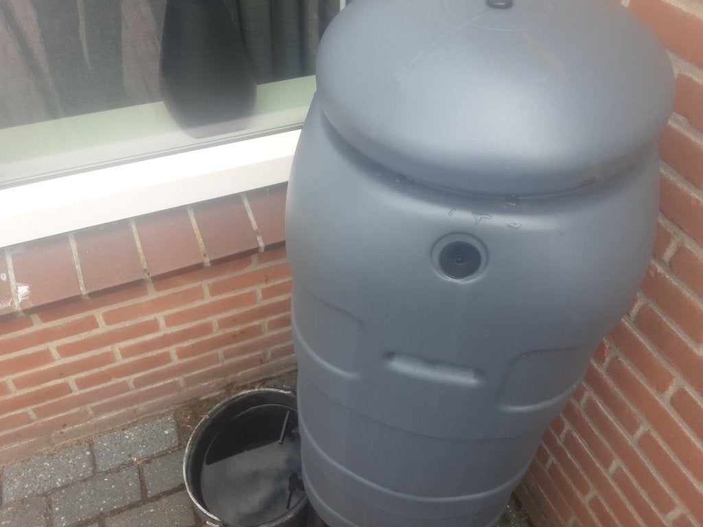 Regenton, Ophalen, Kunststof, Met kraantje, 75 tot 150 liter