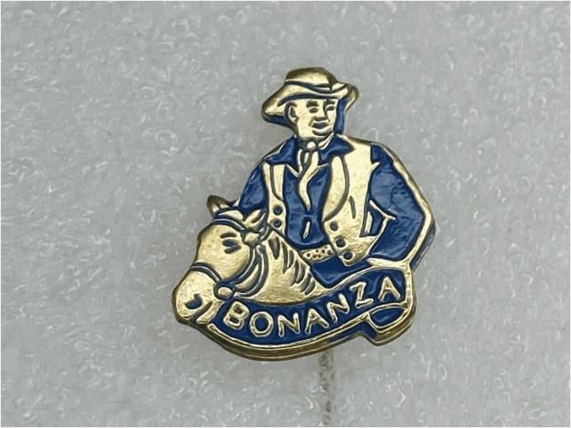 SP2017 Speldje Bonanza blauw, Verzamelen, Ophalen of Verzenden, Gebruikt, Overige onderwerpen