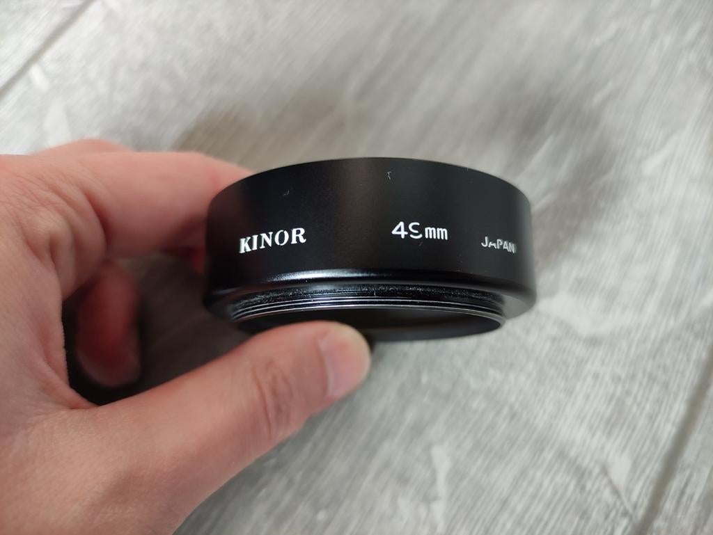 Oogstuk lens kinor 49mm, Ophalen of Verzenden, Lens of Lenzen