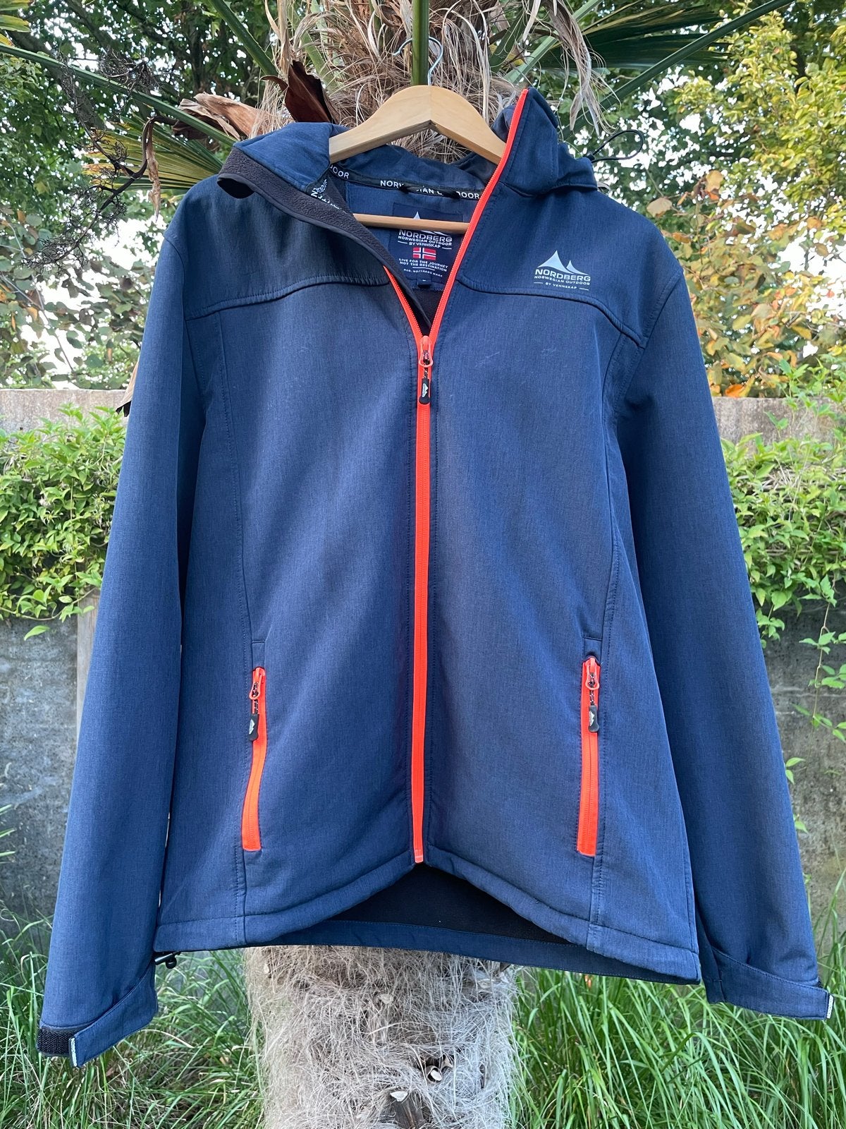 Nordberg Softshell jas- maat L, Ophalen of Verzenden, Zo goed als nieuw, Maat 52/54 (L), Blauw