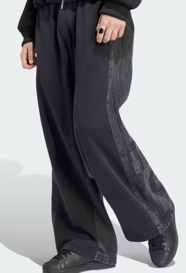 Nieuwe stoere Adidas Adibreak broek, half jogging/half denim, Kleding | Heren, Verzenden, Zwart, Nieuw, Adidas