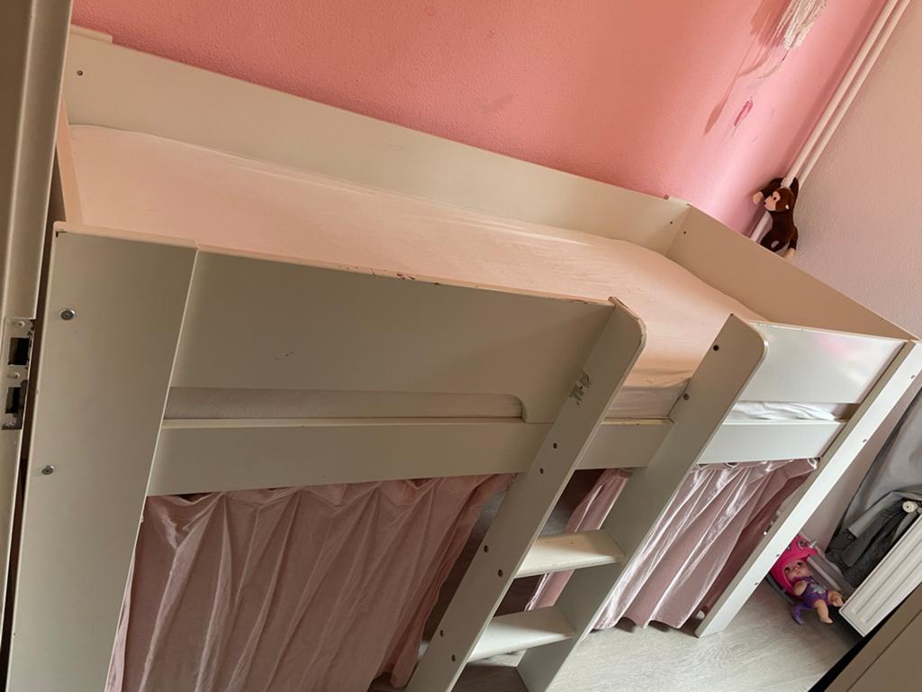 GRATIS Hoogslaper zonder matras, Ophalen, Gebruikt, Hoogslaper