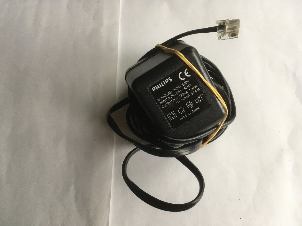 philips adapter AM-92201160DV 9V - 220mA / 11V - 60mA, Audio, Tv en Foto, Ophalen of Verzenden, Refurbished