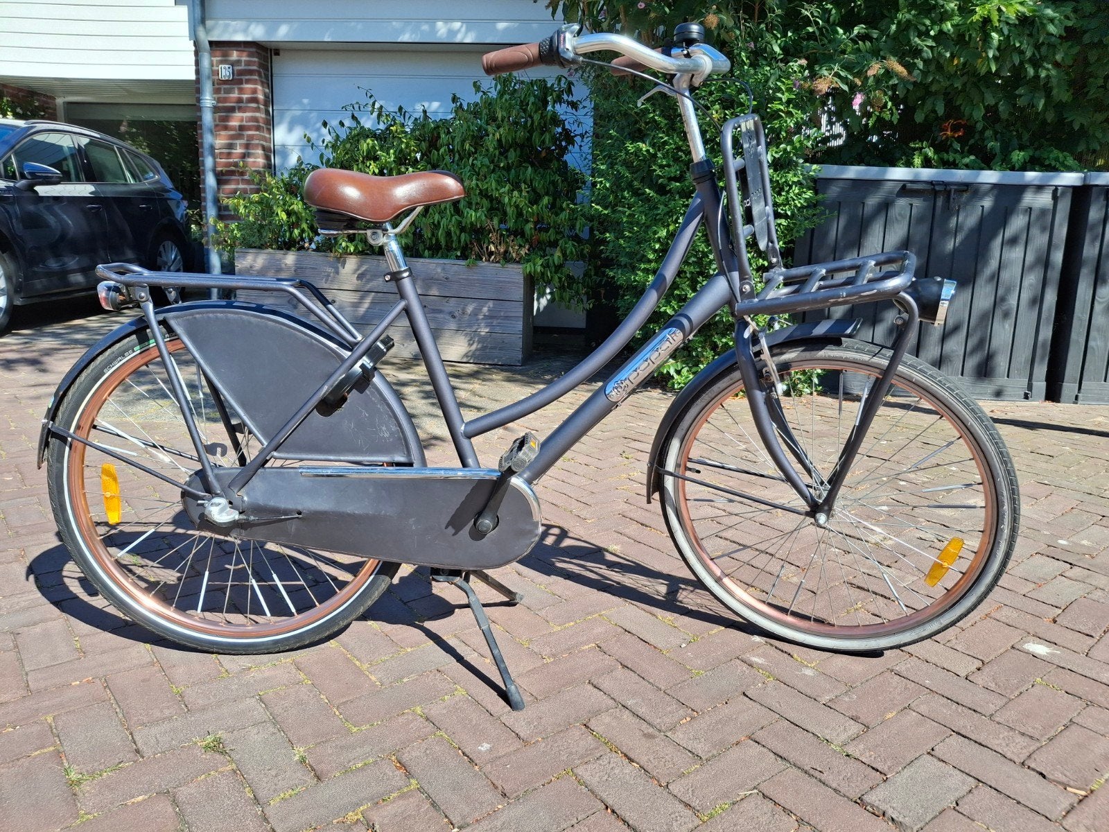 Popal dames meidenfiets 26 inch voordrager 3 versnelling, Fietsen en Brommers, Fietsen | Dames | Damesfietsen, Terugtraprem, Gebruikt