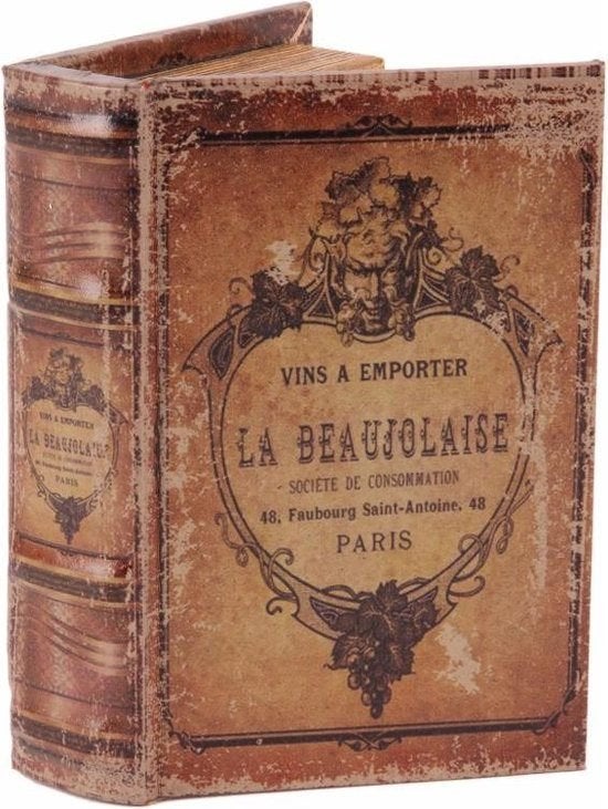 Baroque Opbergboek La Beaujolaise 15 cm - Bruin, Baroque - Opberger - Opbergboek La Beaujolaise 15 cm - Bruin - 15x10x3.5 - PU Leather
